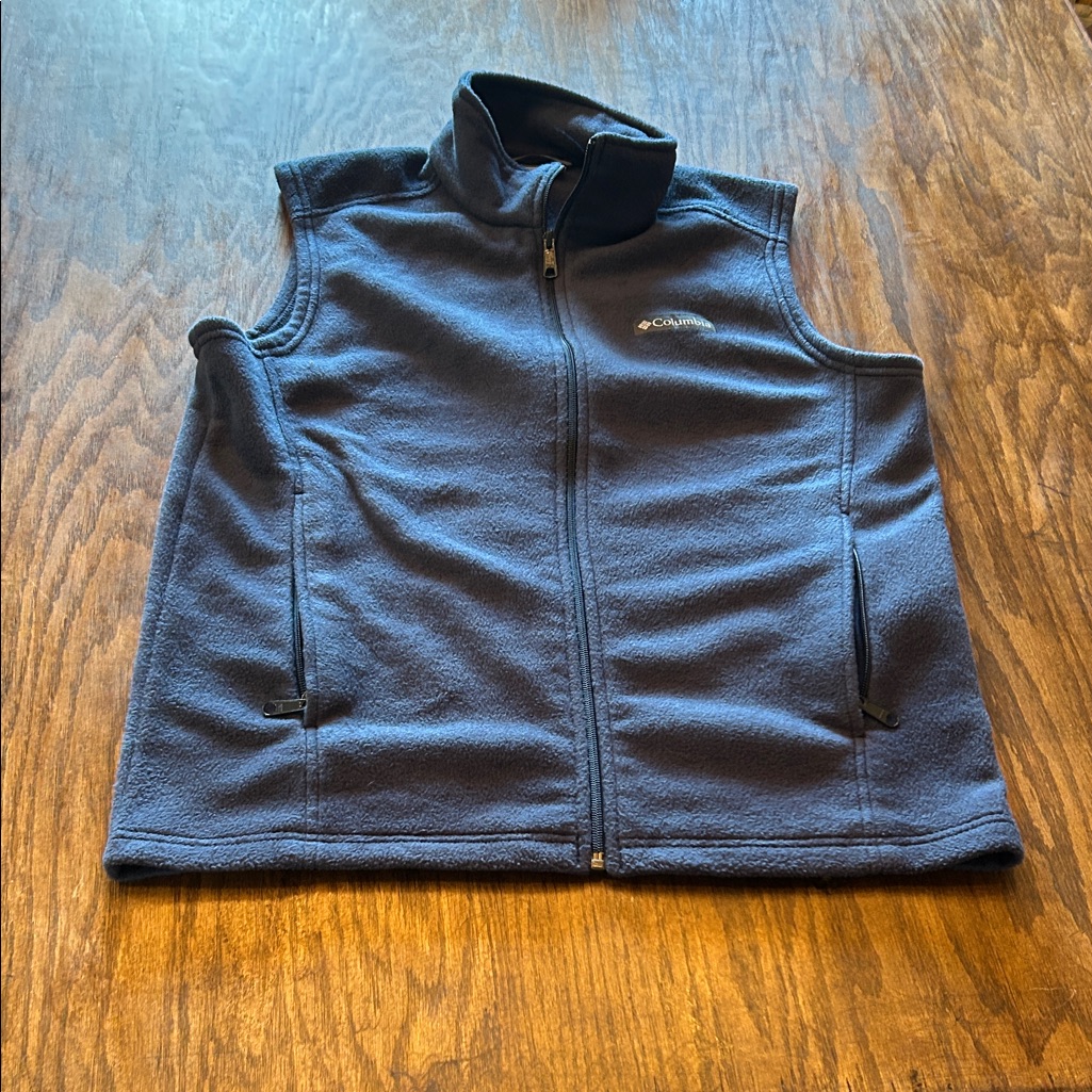 Columbia Men's Blue Fleece Vest